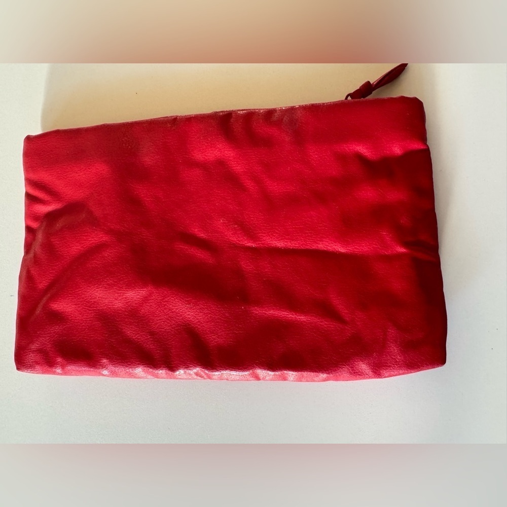 Vintage Kuang Huei 80’s red shoulder strap purse clutch handbag - Picture 4 of 10